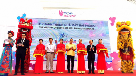 Top Solvent khánh thành Nhà máy cảng Hải Phòng trị giá 13 triệu USD