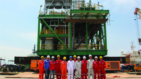 Hạ thủy Module Train A dự án ‘Mở rộng công suất nén khí Lô 09-1’