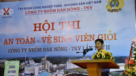 Sôi nổi Hội thi An toàn vệ sinh viên giỏi Công ty Nhôm Đắk Nông - TKV lần thứ II năm 2019