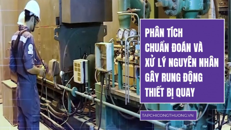 Phân tích chuẩn đoán và xử lý nguyên nhân gây rung động thiết bị quay