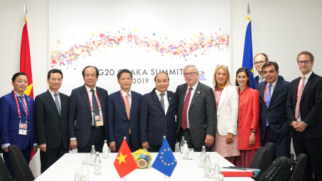 Chùm ảnh: Thủ tướng gặp các nhà lãnh đạo dự Hội nghị G20