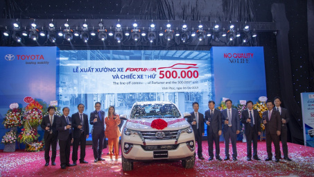 Toyota Việt Nam tiếp tục tăng trưởng trong nửa đầu năm 2019