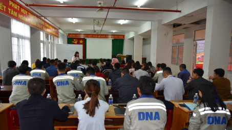 Gần 70 Cán bộ Công đoàn Công ty Nhôm Đắk Nông - TKV được tập huấn An toàn vệ sinh lao động