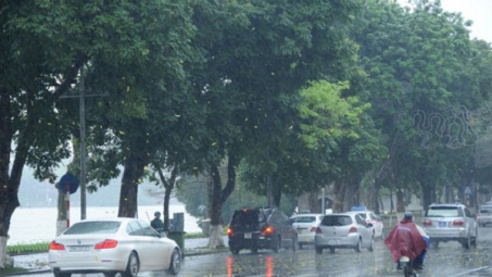 Thời tiết 29/8: Hà Nội và các khu vực đều có mưa, dông