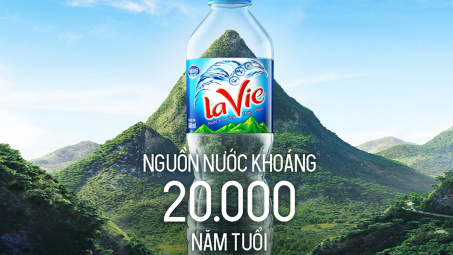 Nước khoáng thiên nhiên Lavie - nguồn nước khoáng quý 20.000 năm tuổi