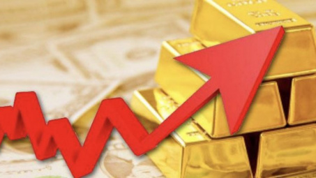 Giá vàng phản ứng tăng, ngay sau quyết định kỷ lục của ECB (ngày 13/9)