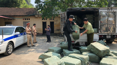 Chặn đứng 2,3 tấn nầm lợn nhập lậu từ Trung Quốc