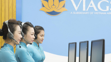 Vietnam Airlines triển khai dịch vụ telephone check-in tại Hà Nội