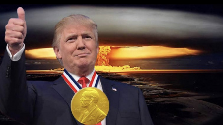 [Tin ảnh] Ông Trump nhận Nobel Hòa bình nếu...