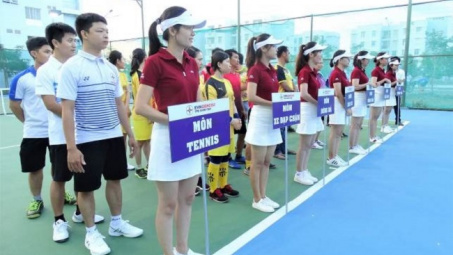 Tưng bừng hội thao của Công ty Nhiệt điện Vĩnh Tân năm 2019