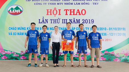 Sôi nổi giải bóng chuyền nam, nữ của Nhôm Lâm Đồng