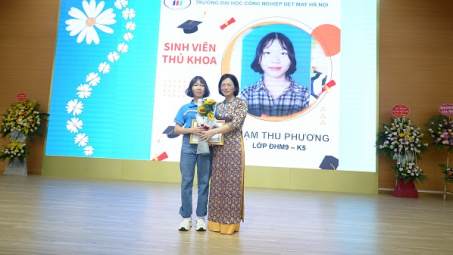 80% sinh viên đại học khóa I của HTU đang làm việc tại vị trí quản lý, kỹ thuật chủ chốt trong các doanh nghiệp dệt may dù mới tốt nghiệp 2 tháng