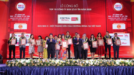 GO! / Big C xếp thứ hai trong Top 10 Công ty bán lẻ uy tín năm 2020