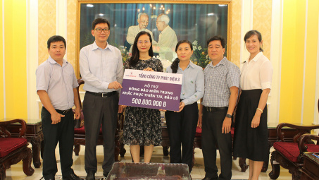 EVNGENCO 3: Cùng cả nước hướng về miền Trung