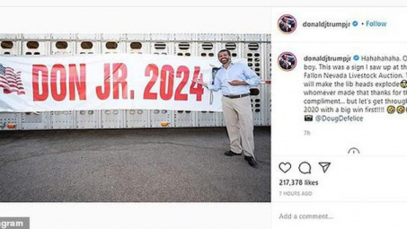 [Quốc tế nổi bật] Con trai ông Trump cũng muốn làm Tổng thống