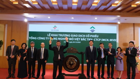 105 triệu cổ phiếu Tổng công ty Mỏ Việt Bắc TKV- CTCP chính thức niêm yết tại HNX