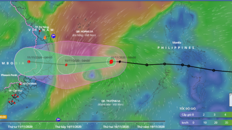 Ứng phó với cơn bão số 12