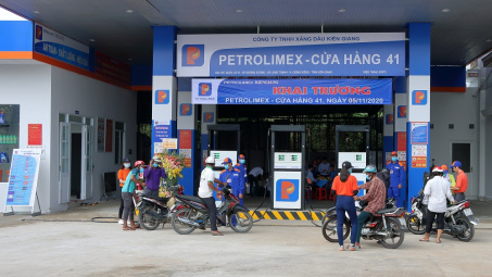Petrolimex Kiên Giang tiếp tục mở rộng mạng lưới Cửa hàng xăng dầu