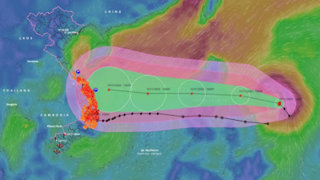 Thời tiết 11-11: Biển Đông chuẩn bị đón cơn bão số 13 với cường độ rất mạnh