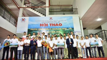 Nhôm Đắk Nông tổ chức thành công Hội thao Công nhân viên chức - Lao động Lần thứ I năm 2020