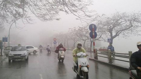 Thời tiết 27-11: Không khí lạnh bắt đầu có ảnh hưởng các tỉnh Bắc bộ