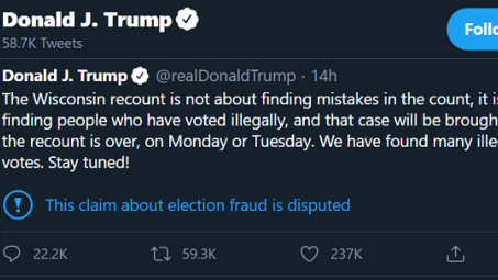 [Quốc tế nổi bật] Ông Trump phát hiện "gian lận"