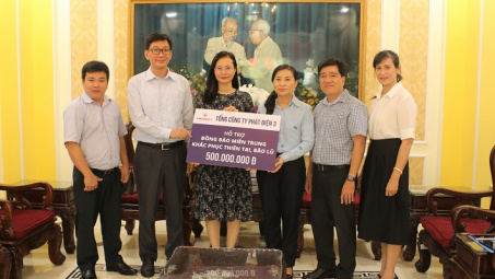 Nghĩa tình của EVNGENCO 3 hướng về đồng bào miền Trung