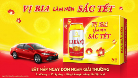 Bia Hà Nội tưng bừng chương trình đặc biệt: ''Thấy Bia Hà Nội là thấy Tết - Vị bia làm nên sắc Tết"