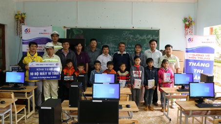 EVNGENCO 3: Tặng 80 bộ máy tính cho các trường học tại 2 tỉnh Gia Lai & Kon Tum