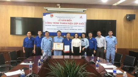Tuổi trẻ VNSTEEL tổ chức Lễ gắn biển Công trình thanh niên cấp Đoàn Khối Doanh nghiệp TW