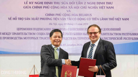 Thúc đẩy hợp tác Việt Nam - Belarus trong phát triển công nghiệp ô tô