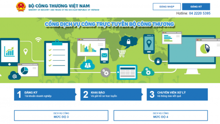 Hồ sơ trực tuyến gửi đến Bộ Công Thương chiếm 99%