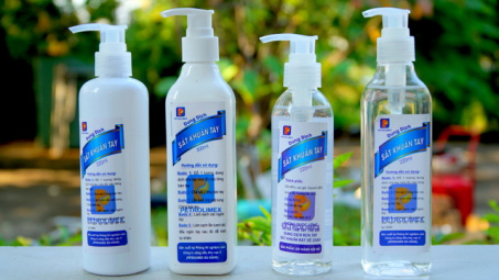 Petrolimex Đà Nẵng cung cấp miễn phí hơn 3.000 chai nước rửa tay khô
