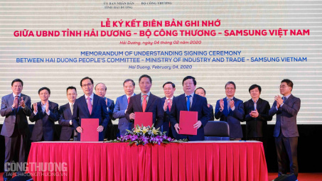Bộ Công Thương - Samsung - Hải Dương: Nối dài cánh tay phát triển công nghiệp hỗ trợ