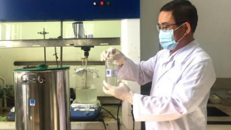 Viện Dầu khí Việt Nam (VPI) sản xuất thành công rửa tay khô sát khuẩn phòng dịch do virus Corona mới