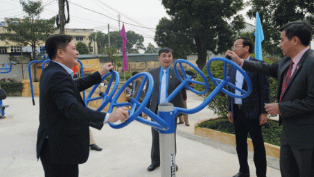 Gang thép Thái Nguyên: Khánh thành công trình phúc lợi phục vụ người lao động