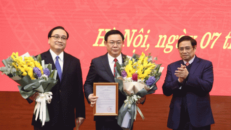Phó Thủ tướng Vương Đình Huệ được phân công làm Bí thư Thành ủy Hà Nội