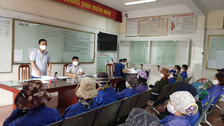 Than Thống Nhất: Phân xưởng Sàng tuyển thực hiện tốt phòng, chống dịch COVID-19