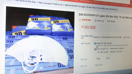 Trục lợi từ đại dịch Covid-19, các gian hàng trên Shopee và Sendo liên tiếp bị phạt