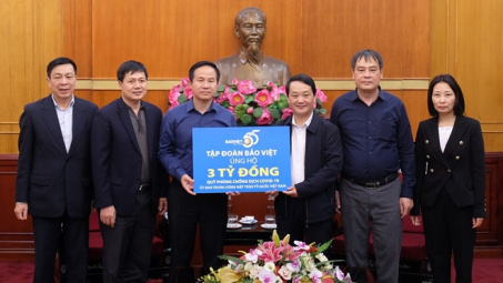Bảo Việt ủng hỗ 3 tỷ đồng cho Quỹ Phòng chống dịch Covid-19