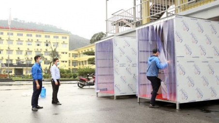 Đoàn Thanh niên Than Nam Mẫu chế tạo thành công Buồng khử khuẩn phòng chống dịch Covid-19