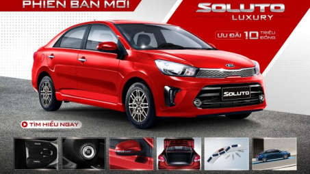 Kia Soluto Luxury 2020 giá 499 triệu đồng chính thức ra mắt, kèm luôn ưu đãi giảm giá