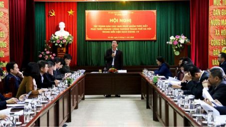 Ngành Công thương Hà Nội bàn giải pháp thúc đẩy phát triển kinh tế trong mùa dịch Covid 19
