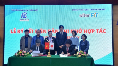 Đại học Điện lực và Công ty afterFIT Engineering - Nhật Bản ký kết biên bản ghi nhớ hợp tác đào tạo