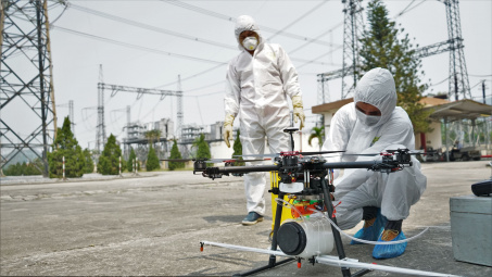 PTC2 cải tiến Rồng lửa 2 thành thiết bị phun khử khuẩn