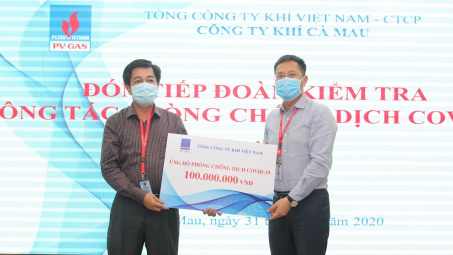 PV GAS tích cực hỗ trợ công tác phòng chống dịch Covid-19