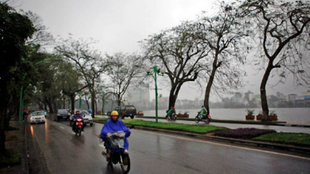 Thời tiết 12-5: Bắc bộ mưa trên diện rộng