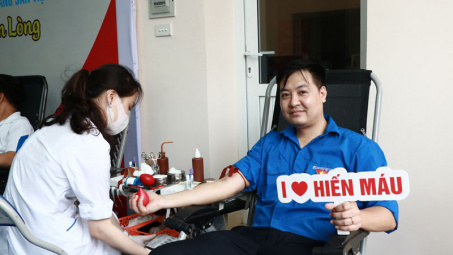 Lan tỏa thông điệp “Tuổi trẻ TKV chia sẻ những tấm lòng”