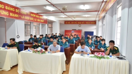 Nhôm Đắk Nông - TKV: Hoàn thành khóa huấn luyện Dân quân tự vệ năm 2020