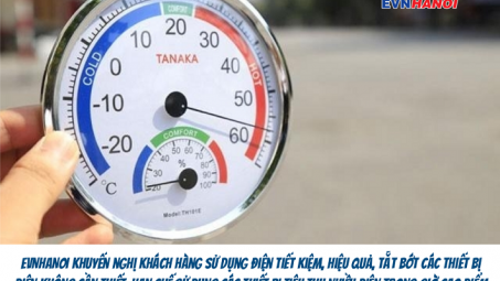 Tiêu thụ điện tăng cao cùng nắng nóng